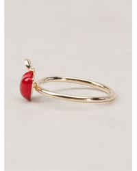 Alison Lou | Red Apple Ring | Lyst