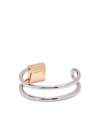 Alexander Wang | Metallic Lock Cuff | Lyst