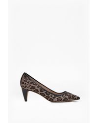 French Connection | Black Kornelia Leo Ponyskin Heels | Lyst