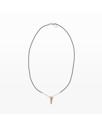 Club Monaco | Metallic Ild Horn Necklace | Lyst