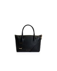 Ted Baker | Black Paigee Large Satchel | Lyst