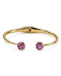 Kate Spade | Gold Flower Bangle | Lyst