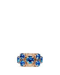 Valentino | Blue Rhinestone Ring | Lyst