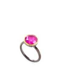 She Bee Gem | Metallic Youre So Cute Ring in Hot Pink | Lyst