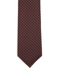 Gucci | Purple Interlocking G Striped Tie for Men | Lyst