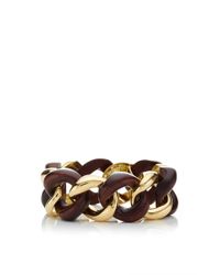 Seaman Schepps | Metallic Medium Classic Link in Rosewood Bracelet | Lyst