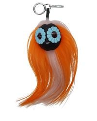 Fendi Multicolor Key Rings Women Orange