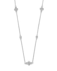 Kwiat | Diamond & 18k White Gold Quad Strings Station Necklace | Lyst