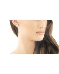 John Hardy | White Classic Chain Small Square Earrings | Lyst