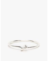 Drift Riot | Metallic Knot Bangle Silver | Lyst