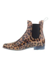chelsea leopard rain boots