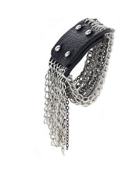 Jenny Bird | Metallic Chain Fringe Cuff | Lyst