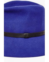 French Connection | Blue Christie Wool Trilby | Lyst