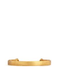 Ela Stone | Metallic Liad Stone Adjustable Cuff | Lyst