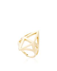 Noor Fares | Metallic Yellow Gold Nellum Ring | Lyst