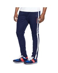 Ralph Lauren | Blue Cotton-blend-piqué Track Pant for Men | Lyst