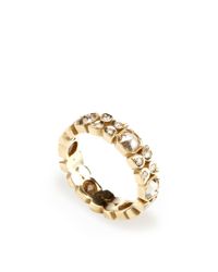 Sylva & Cie | Metallic Multi Cut Diamond Gold Ring | Lyst