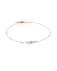Ginette NY | Pink Mrs. Joe Diamond & 18k Rose Gold Tiny Bracelet | Lyst