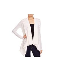Elie Tahari | White Calista Cardigan | Lyst