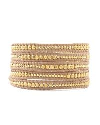 Chan Luu | Metallic Gold Mix Wrap Bracelet | Lyst