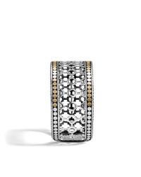 John Hardy | Metallic Dot Open Work Cuff | Lyst