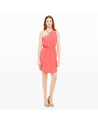 Club Monaco | Pink Logan Silk Dress | Lyst