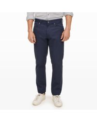 Club Monaco | Blue 5-pocket Calvary Twill Pant for Men | Lyst