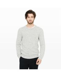 Club Monaco | Gray Cashmere Tweed Crew for Men | Lyst