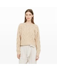 Club Monaco | Natural Idris Cashmere Cable-knit | Lyst
