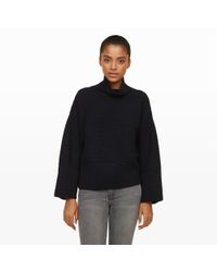 Club Monaco | Blue Justy Ribbed Turtleneck | Lyst