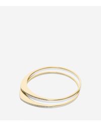 Cole Haan | Metallic Waters Edge Swarovski Organic Pave Bangle Set | Lyst