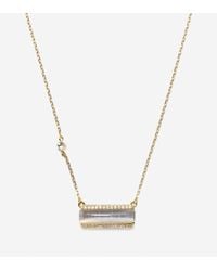 Cole Haan - Metallic Cats Eye On You Swarovski Solitaire Necklace - Lyst
