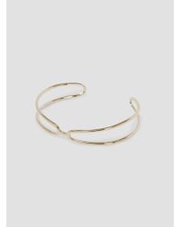 Helena Rohner - Multicolor Open Goldplated Wire Bangle - Lyst