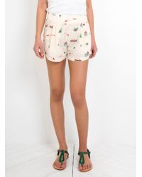 Thinking Mu | Multicolor Exotic Cachetejack Shorts | Lyst