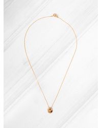 Helena Rohner - Metallic Folded Gold Plated Brass Necklace - Lyst