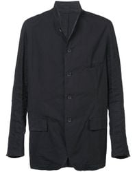 The Viridi-anne - Black Ramie Cotton Poplin Blazer for Men - Lyst