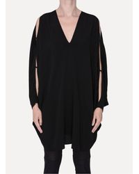 Lost & Found - Black Open Sleeve Tunic - Lyst