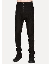 Cedric Jacquemyn - Black Knee-dart Pants for Men - Lyst