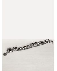 Ann Demeulemeester - Metallic Heavy Silver Chain Bracelet - Lyst