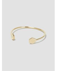 Odette New York - Metallic Triton Cuff Brass - Lyst