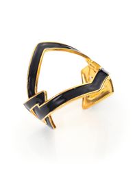 Kenneth Jay Lane | Black Kite Open Link Cuff Bracelet | Lyst