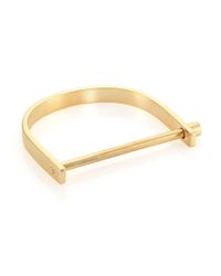Miansai | Metallic Tumbled Brass U Cuff for Men | Lyst