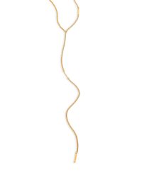 Jennifer Zeuner | Metallic Olga Lariat Necklace | Lyst