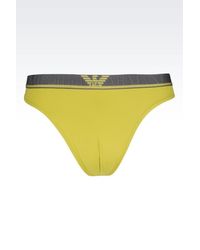 Emporio Armani | Yellow Pants for Men | Lyst