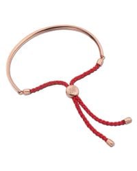 Monica Vinader | Pink Fiji Friendship Petite Bracelet | Lyst