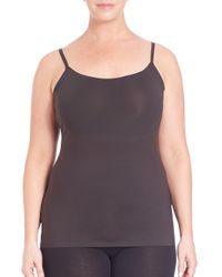 Spanx | Black Trust Your Thinstincts Plus-size Camisole | Lyst