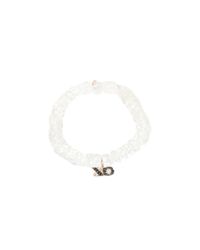 Sydney Evan | White "xo" Charm Bracelet | Lyst