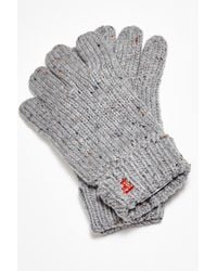 French Connection | Gray Pierre Fleck Gloves for Men | Lyst