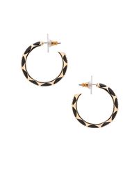 House of Harlow 1960 Metallic Spectrum Hoop Earring