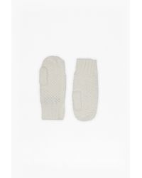 French Connection | White Tara Mittens | Lyst